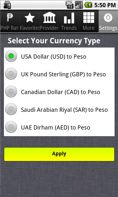 forex rates philippine peso