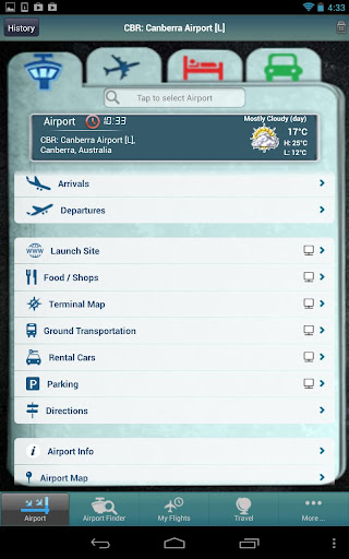 【免費旅遊App】Canberra Airport +Flight Track-APP點子