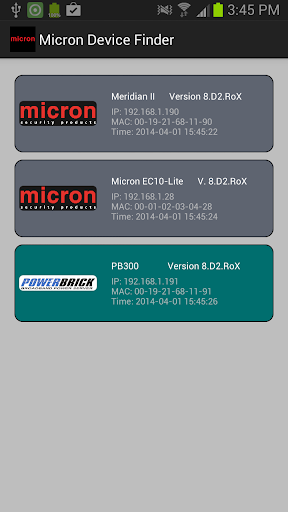 Micron Device Finder