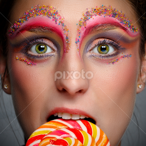 Miss Candy by Michel Filion - People Portraits of Women