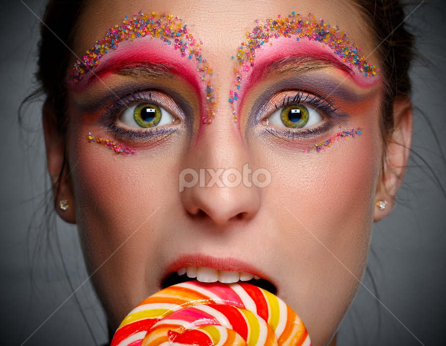 Miss Candy by Michel Filion - People Portraits of Women