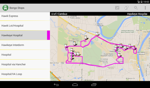 【免費交通運輸App】Bongo Stops-APP點子