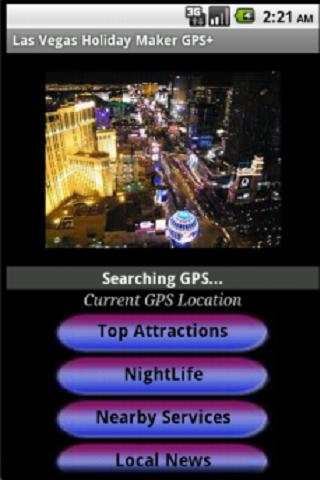 Android application Las Vegas Holiday Guide GPS+ screenshort