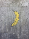 Banana on the Wall Mural