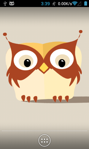 Flaty Owlie flat wallpaper