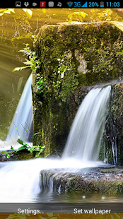 Skutečný Vodopád Živá Tapeta - náhled