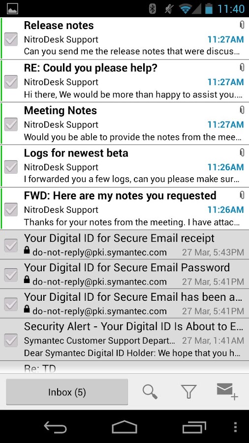    TouchDown for Smartphones- screenshot  