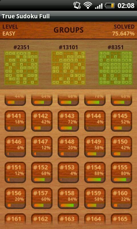 True Sudoku! Screen 3