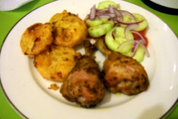 Potato Fritters in Cheese Batter