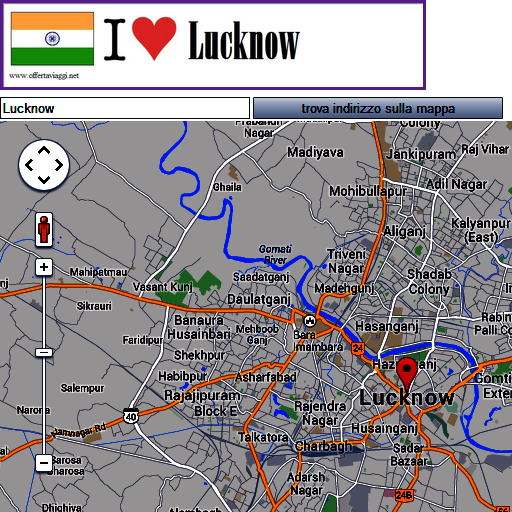 Lucknow map