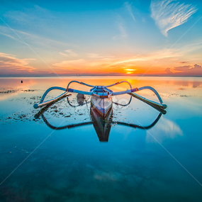 Waiting for the sunrise by Om Kas - Transportation Boats