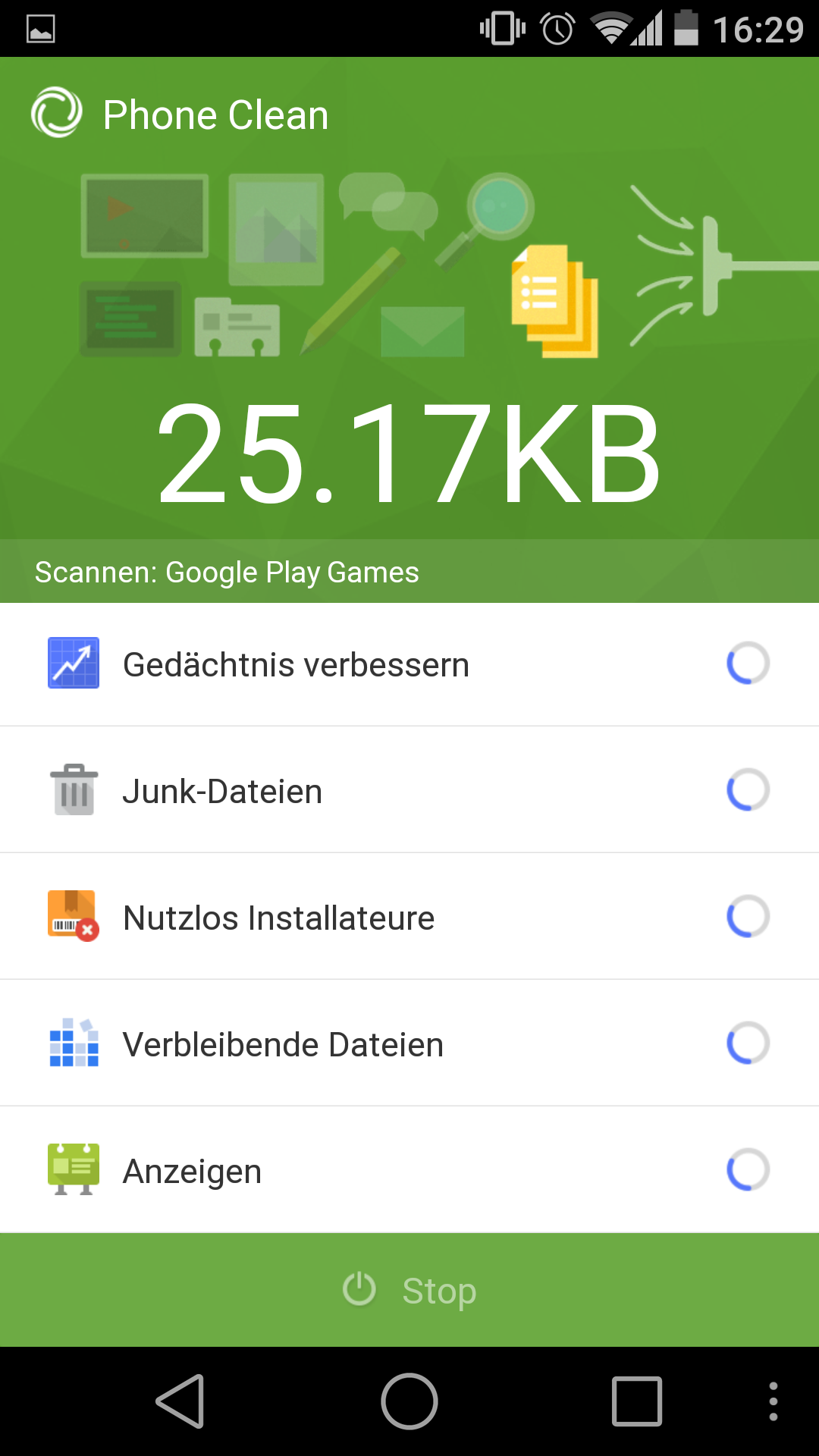 Android application Phone Clean Speed Booster Fast screenshort