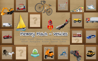 Cars Memory Match 4 Kids poster 6