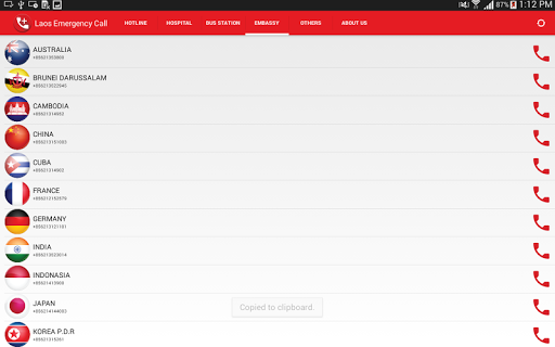 【免費通訊App】Laos Emergency Call-APP點子
