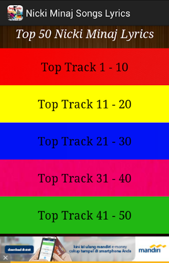 Nicki Minaj Songs