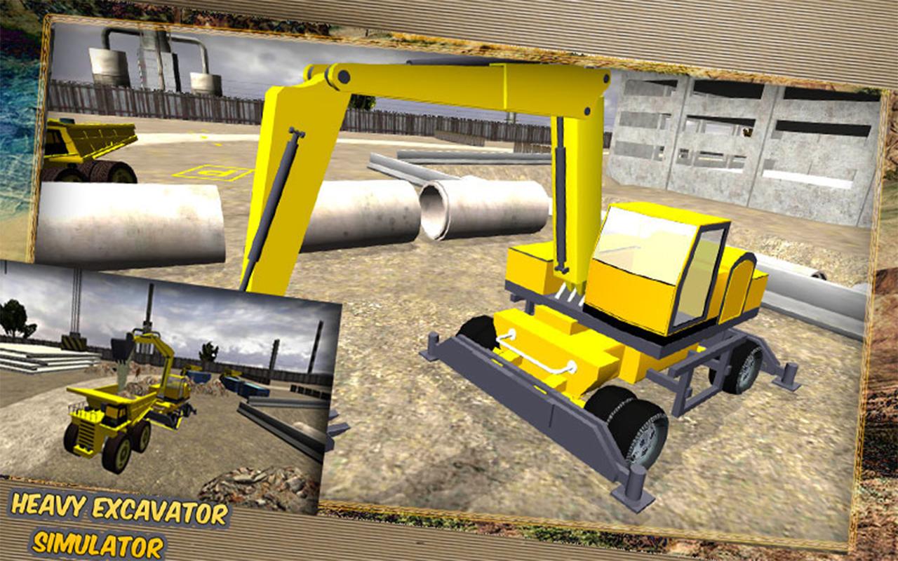 Simulator Excavator Berat Apl Android Di Google Play