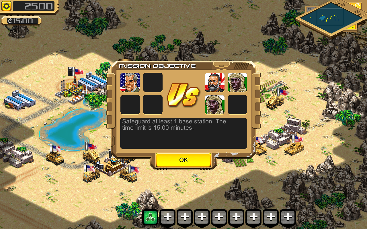    Desert Stormfront - RTS- screenshot  