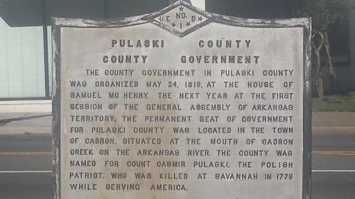 Pulaski County Government Plaque