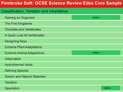 Sample Edexcel Core Review