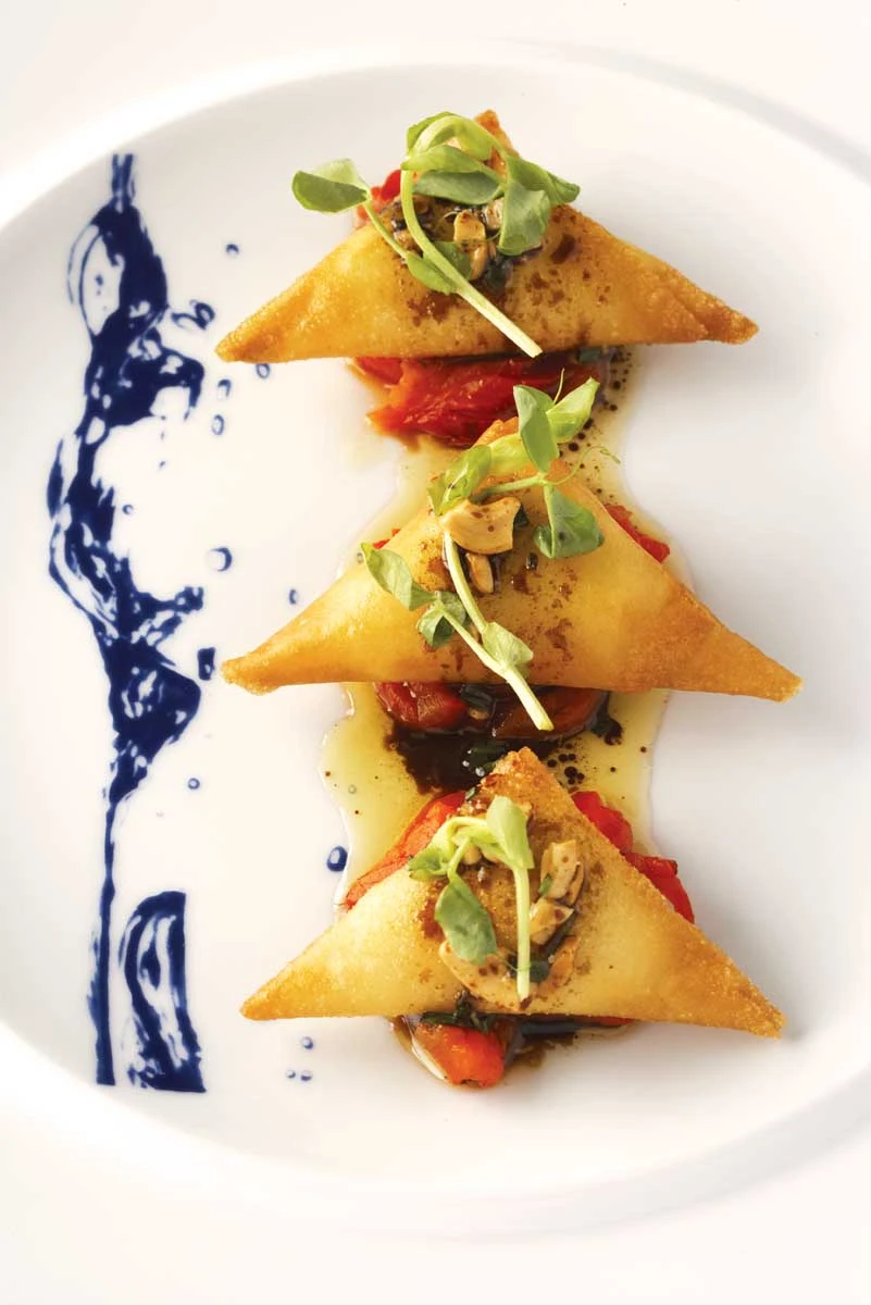 Blu_boursin cheeseOI - Celebrity's Blu serves a soft, creamy Boursin cheese with a flavor and texture somewhat akin to cream cheese. 