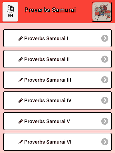 Proverbs Samurais