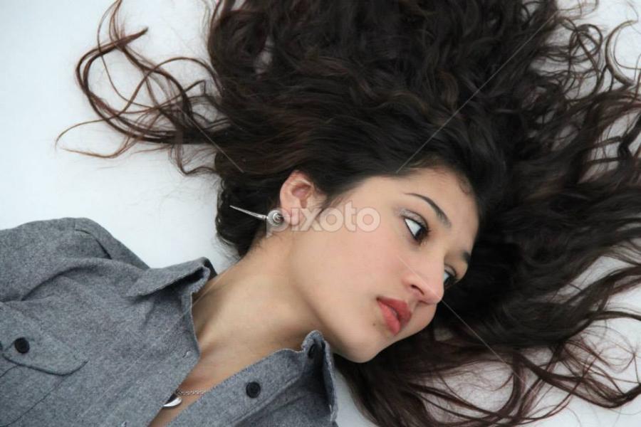 Chaotic Hair by Mady Sieracki - People Portraits of Women