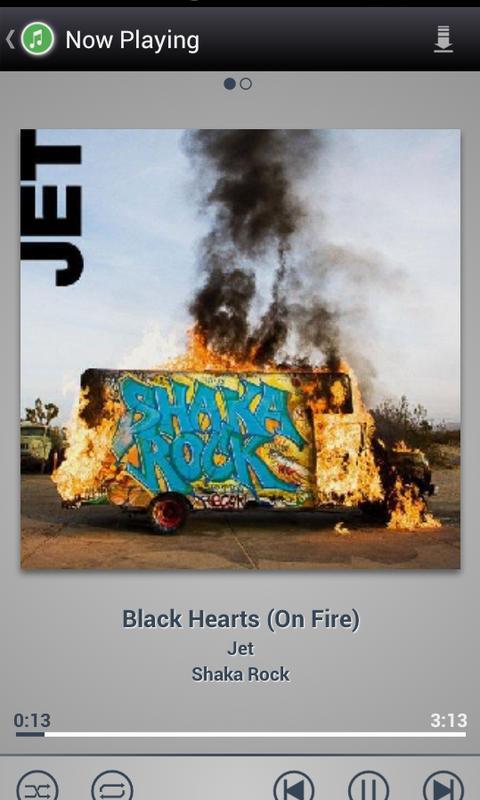 Android application Music Pump DAAP Player screenshort