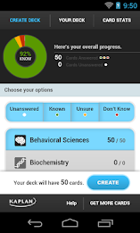MCAT® Flashcards by Kaplan poster 1