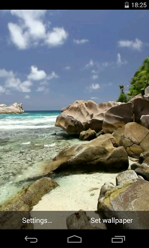 Beautiful beach Video LWP