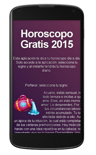 Horoscopo Gratis 2015