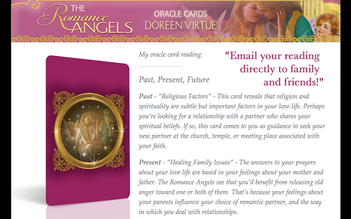 【免費生活App】Romance Angels Oracle Cards-APP點子