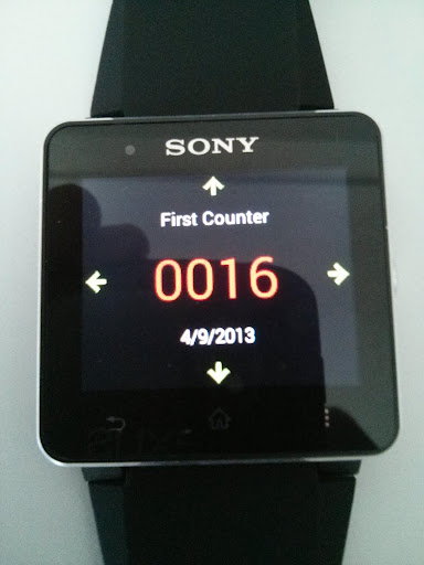 Counters for SmartWatch 2