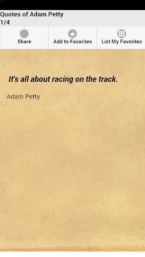 Quotes of Adam Petty