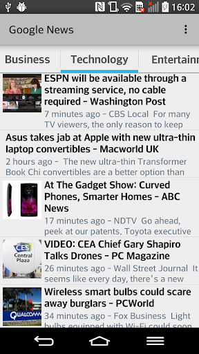 GNews Google News RSS Reader