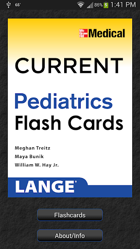 CURRENT Pediatrics Flash Cards