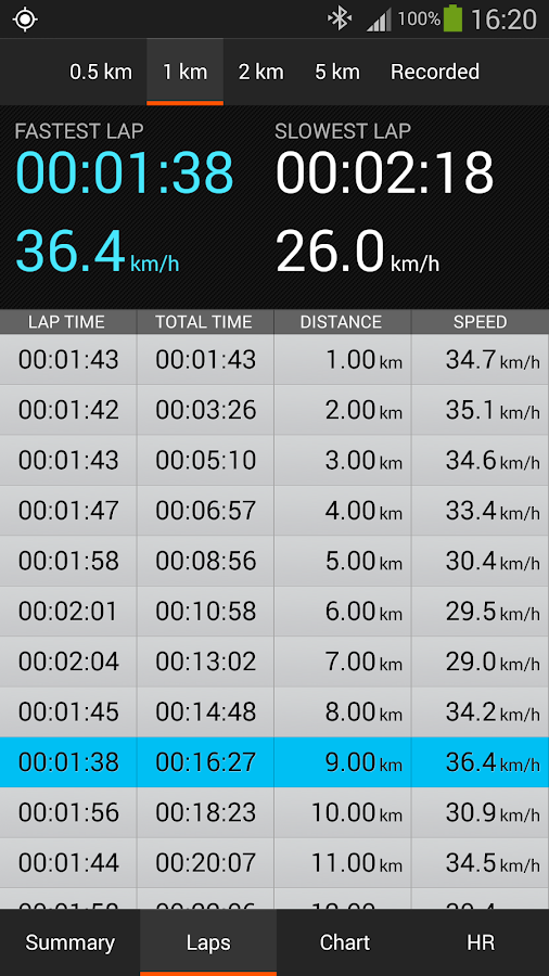 Sports Tracker - screenshot