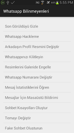 Whatsapp Hileleri