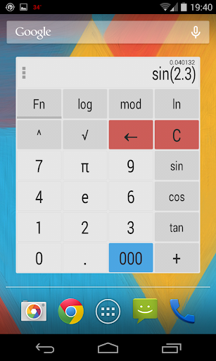 Calculator Widget Themes