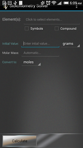 Stoichiometry Solver