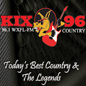 WXFL FM Kix 96 Country Radio logo