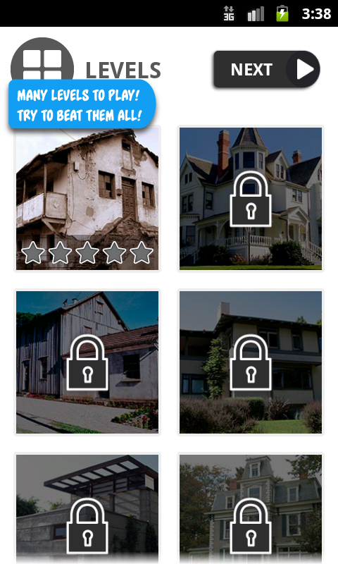 Find the Differences: Houses Screen 2