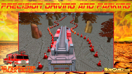 【免費賽車遊戲App】3D Firefighter Truck Driver F.-APP點子