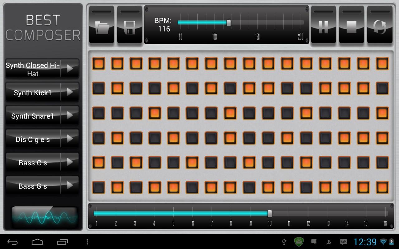 Android application Composer PRO screenshort
