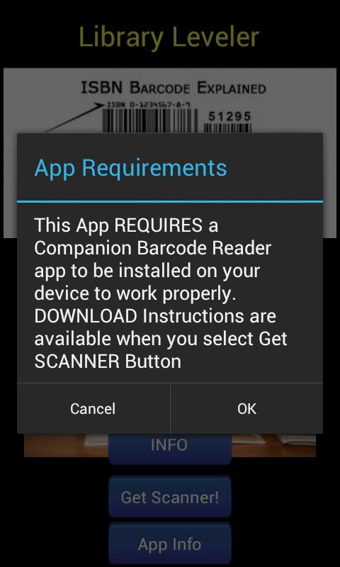 Library Leveler Screen 3