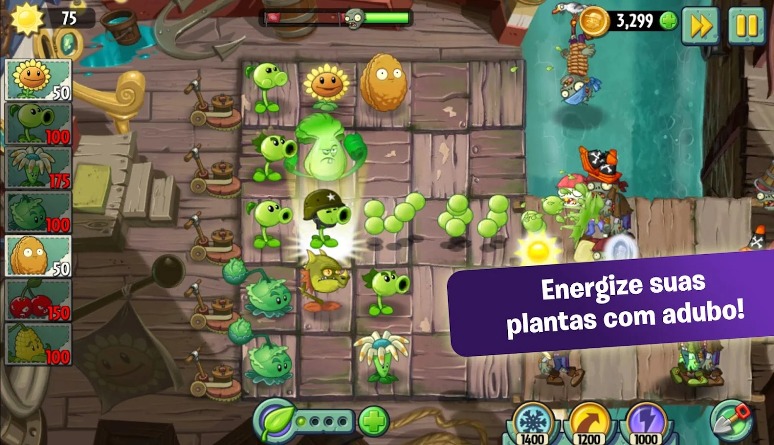   Plants vs. Zombies™ 2: captura de tela 