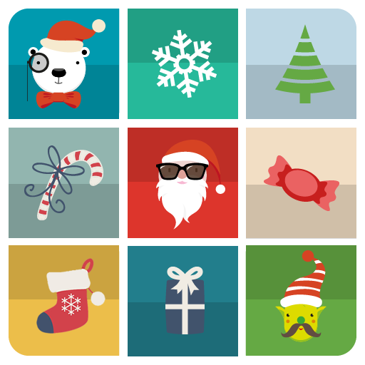 Christmas icons & stickers LOGO-APP點子