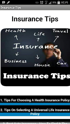 Book : Insurance Tips