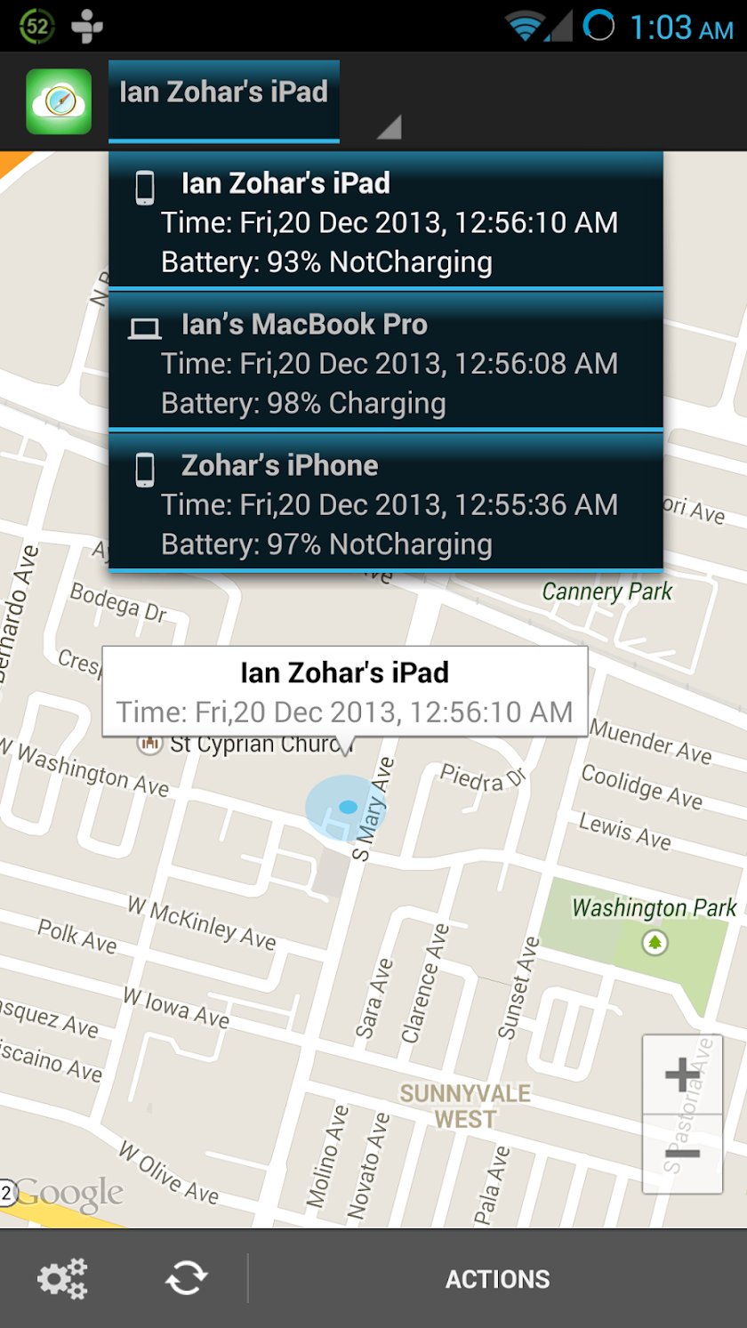 Find iDevices - Find my iPhone Screen 2
