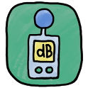 sound meter(decibel) icon