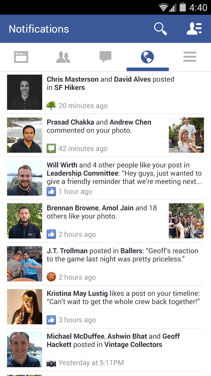 Facebook for Android v11.0.0.0.12 Download ALPHA